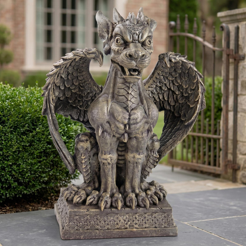 Design Toscano Gargoyle Sentinels Boden Statue & Reviews | Wayfair